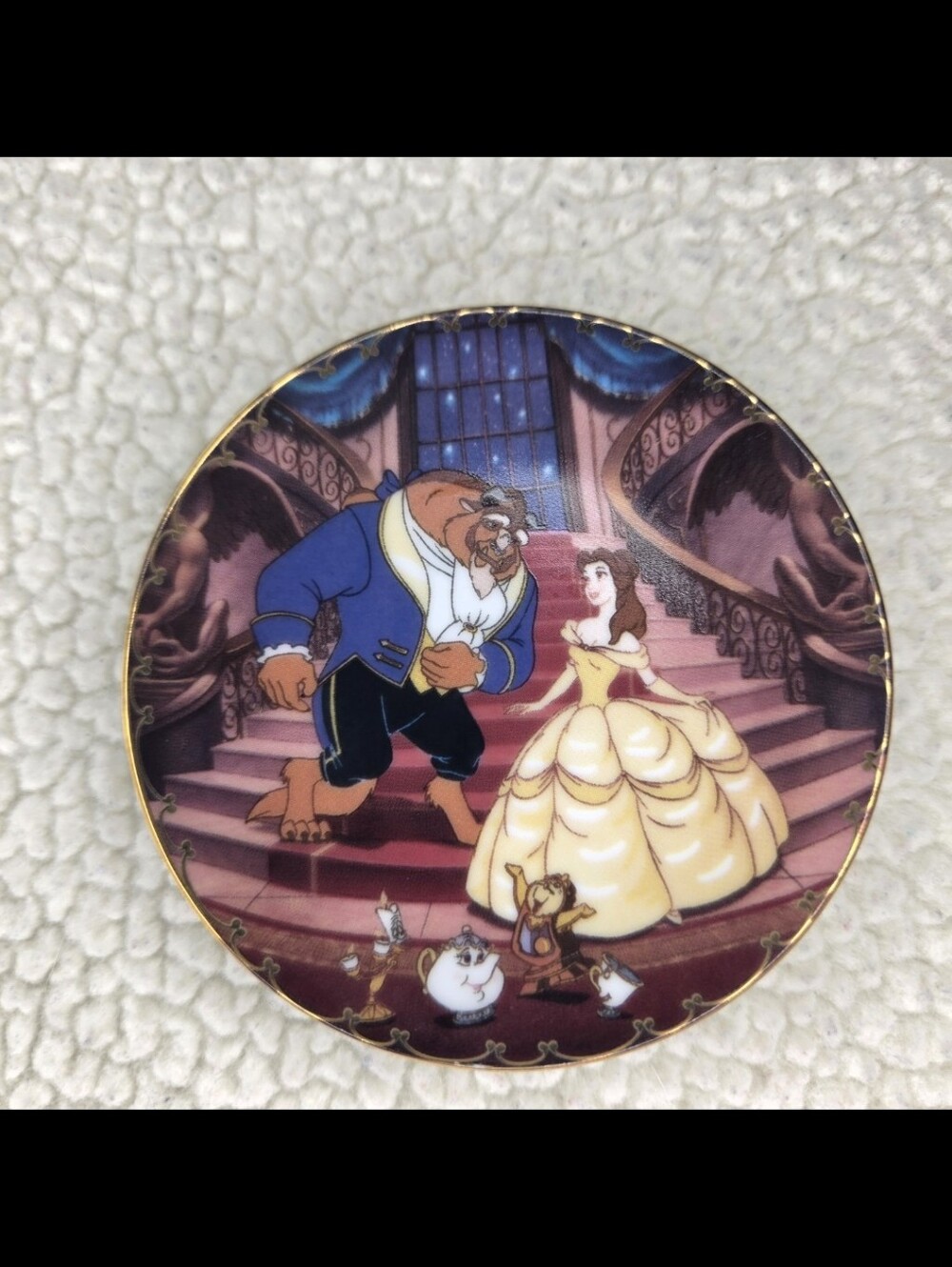 Disney Beauty and the Beast Decorative Plate - From Bradford Exchange
